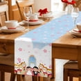thumbnail image 5 of Japanese Wedding Table Runner 72 Inches, Cute Owls Cherry Blossoms Blue Bed Runner Dresser Scarves Tabletop for Indoor Outdoor Parties/Ceremony/Banquet, 13" x 72", 5 of 8