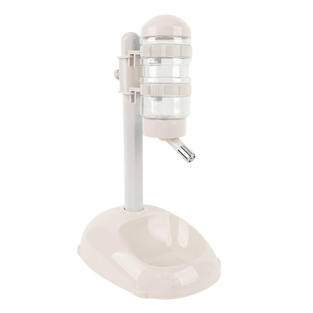 Distributeur d'Eau pour Animaux, Support de Bouteille d'Eau pour Chiens 500ml, Bol Distributeur d'Eau Automatique Réglable en Hauteur pour Petit Chien Chat