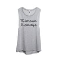 thumbnail image 1 of Thread Tank Mimosa Sundays Women's Sleeveless Muscle Tank Top Sport Grey Small, 1 of 4