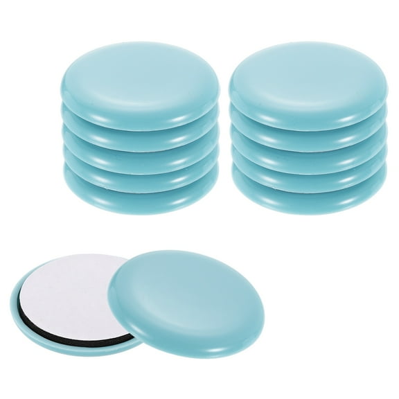 12Pack Furniture Slider, 2 Inch Round Adhesive Furniture Moving Pad, Sky Blue