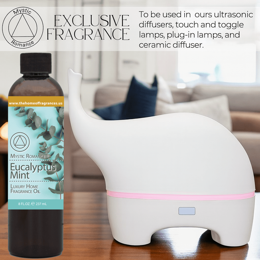 Mystic Romance Premium Home Fragrance Oil Scent EUCALYPTUS MINT SET 8FL+ 4FL+2FL.OZ 427 ML