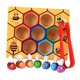 thumbnail image 4 of Ni?os Montessori Clip Juguete De Abeja Peque?a Música Inteligencia De Madera Juguete De Cognición Sunnimix Montessori Clip Small Bee Game, 4 of 8