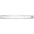 thumbnail image 3 of 14K White Gold 14Kw 2mm Ltw Half Round Band Size 9 Made In United States whrl020-9, 3 of 5