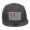 Heather Black, variant on Grey American Flag Patched Wool Blend Snapback - Heather Grey OSFM