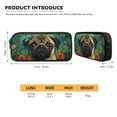 thumbnail image 5 of Kuiaobaty Pug Dog Pattern School Backpack for Teens Girls Boys, Butterfly Daisy 3 Pcs Backpack with Lunch Bag & Pencil Pouch for Kids Elementary Primary Middle School Student, Waterproof Bookbag Set, 5 of 7