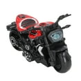 thumbnail image 2 of Modèle de Moto en Alliage, Jouet de Simulation de Moto à Double Roue pour 3+ Ans pour Extérieur Rouge, 2 of 8