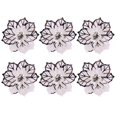 thumbnail image 2 of OUSITAID 6Pcs Napkin Ring Decorative Holder Buckle Craft Metal Plating Simply Style Holder for Restaurant, 2 of 10