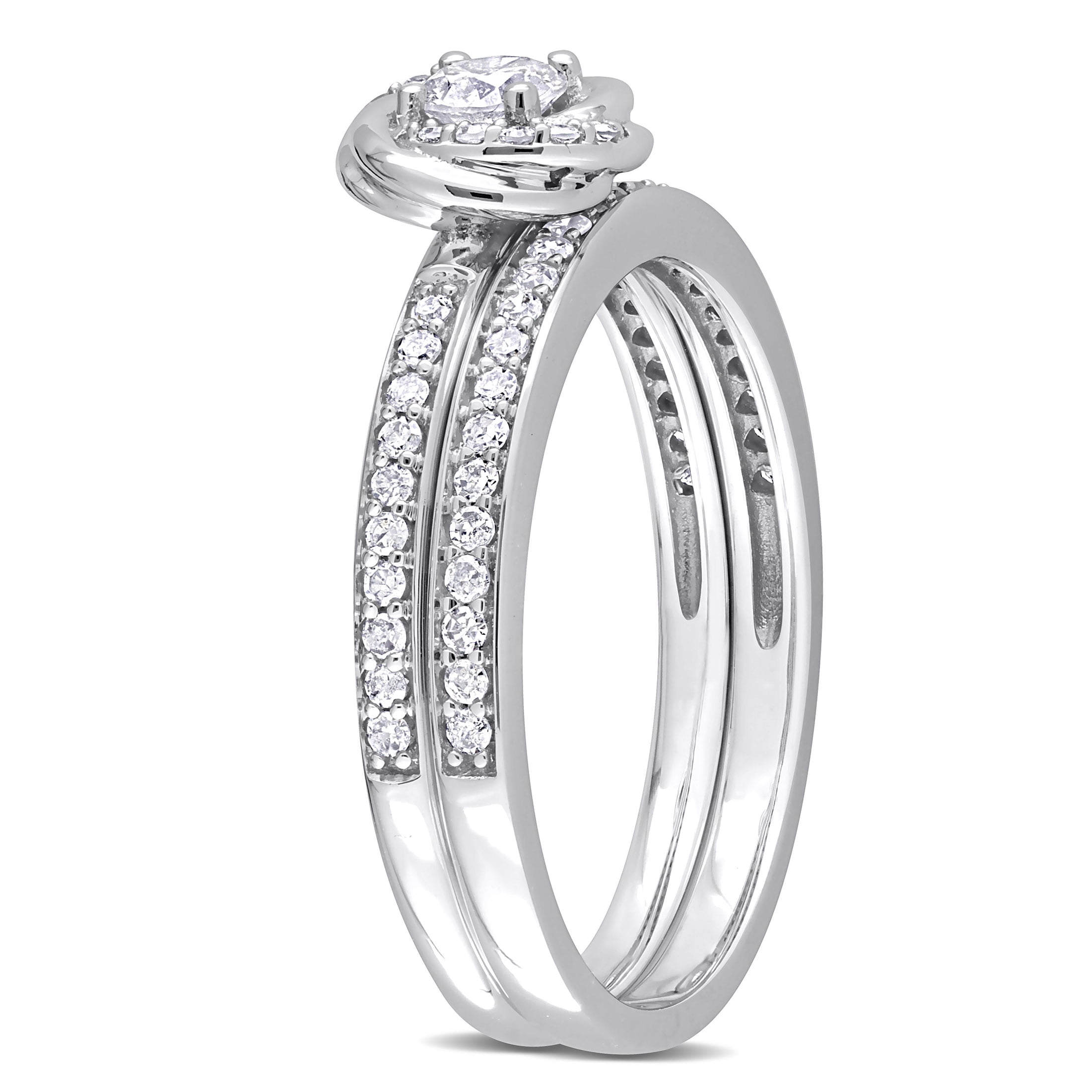 Everly Women's Diamond 14k White Gold Bridal Set