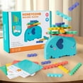 thumbnail image 3 of Juego educativo infantil para la educación temprana Elefante apilable con tira musical Construcción en forma de panal Coordinación mano-ojo Pensamiento lógico Juguetes de construcción, 3 of 7