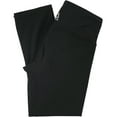 thumbnail image 5 of Reebok Womens Branded Capri Compression Athletic Pants, Black, Small, 5 of 5