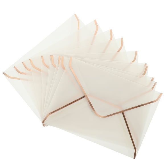 10 Pcs Wedding Invitations Envelopes for Festival Blank Envelope Birthday Envelope Invitation Cards Envelopes Bride