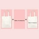 thumbnail image 3 of 10 bolsas de lona en blanco, lavables y duraderas, para mujeres y hombres, multiusos. Grande, 3 of 4