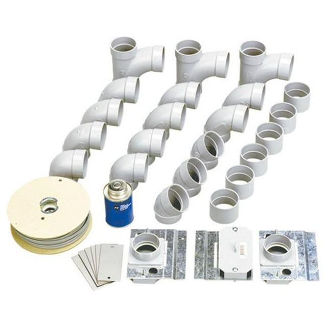 NuTone NUCI3303RK 330 and CI335B Inlet Rough-In Package, 3-Inlets