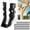 Black-25Pcs 2x6, variant on 20 2x4 Joist Hanger Lu26 18 Gauge Double Shear Face Mount Hurricane Ties For Rafters Tie Brackets Great Floor Deck And Ceiling Joists