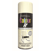 Paint Factory Ivory Silk Gloss Spray Paint 400 ml