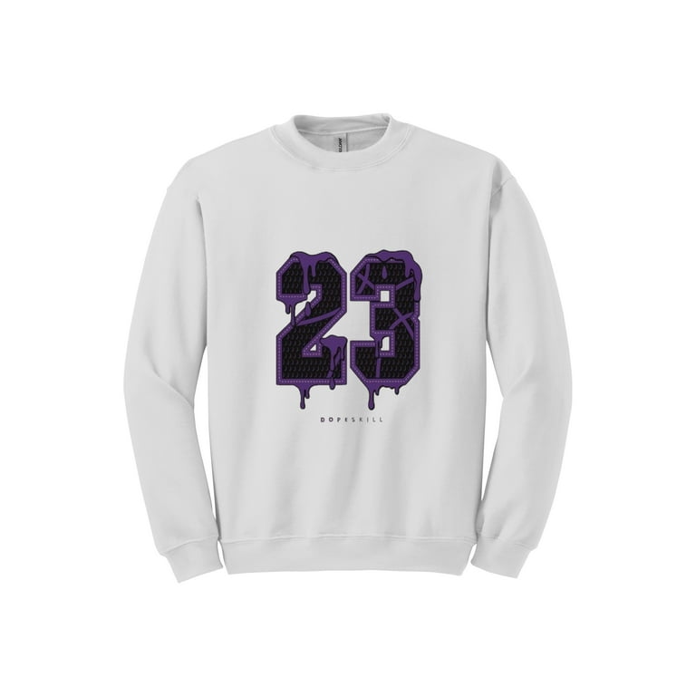 Number No. 23 Unisex Sweatshirt Match Jordan 13 Court Purple Unisex Shirt Your Go To for Effortless Fashion. Walmart