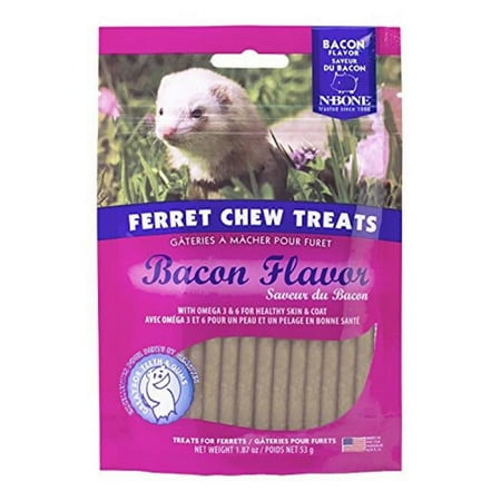 UPC: 0657546111235 | N-Bone Ferret Chew Sticks Bacon Flavor