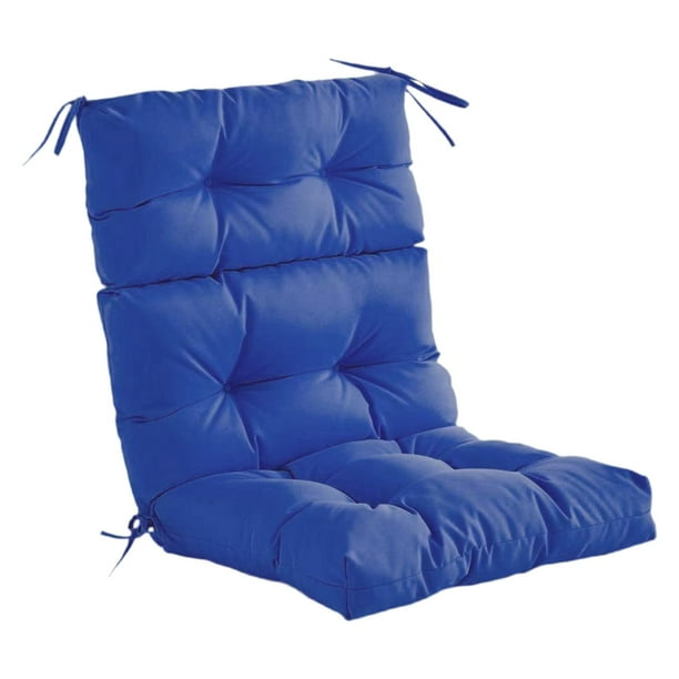 Cojín de respaldo alto para silla de exterior, cojín de respaldo para silla de interior, patio, cafetería