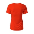 thumbnail image 2 of A4 NW3393 Womens SureColor Short Sleeve Cationic Tee - Athletic Orange - M, 2 of 2