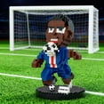 thumbnail image 2 of Soccer Star Building Blocks, 3D Soccer Legend Micro Bricks Figure, DIY Model Kit for Kids & Adults, Creative Desktop Decor Gift for Soccer Fans, 2 of 6
