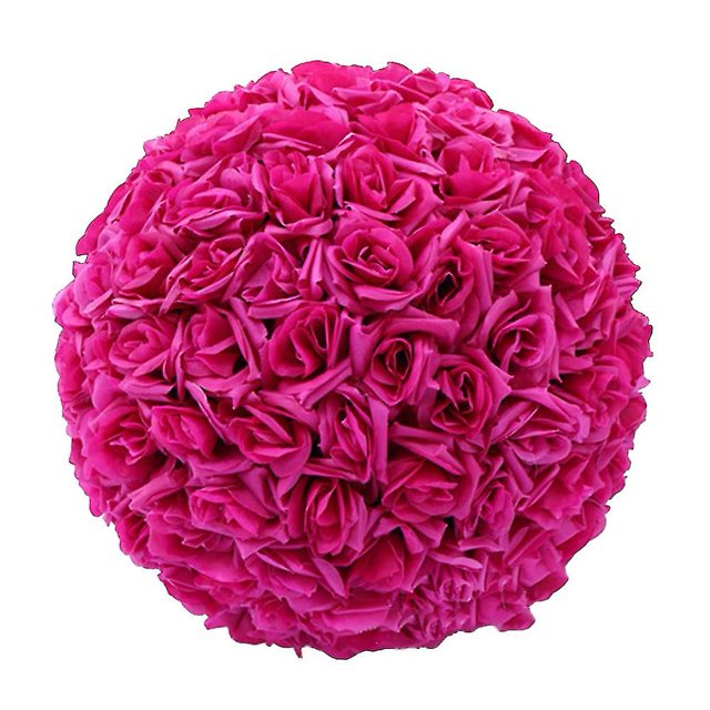 20 cm Artificial Rosa Flor de Seda Bola Colgante Decoración Del Banquete de Boda Centro de Mesa