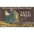 thumbnail image 3 of Edward Penfield 14x10 Black Modern Framed Museum Art Print Titled - Will You Help the Women of France, Save Wheat (1918), 3 of 5