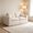 Beige, variant on AUU Modular Sectional Cloud Sofa, 2-Seater with Removable Cushion Covers, No Assembly Required, for Living Room Bedroom Apartment Dorm