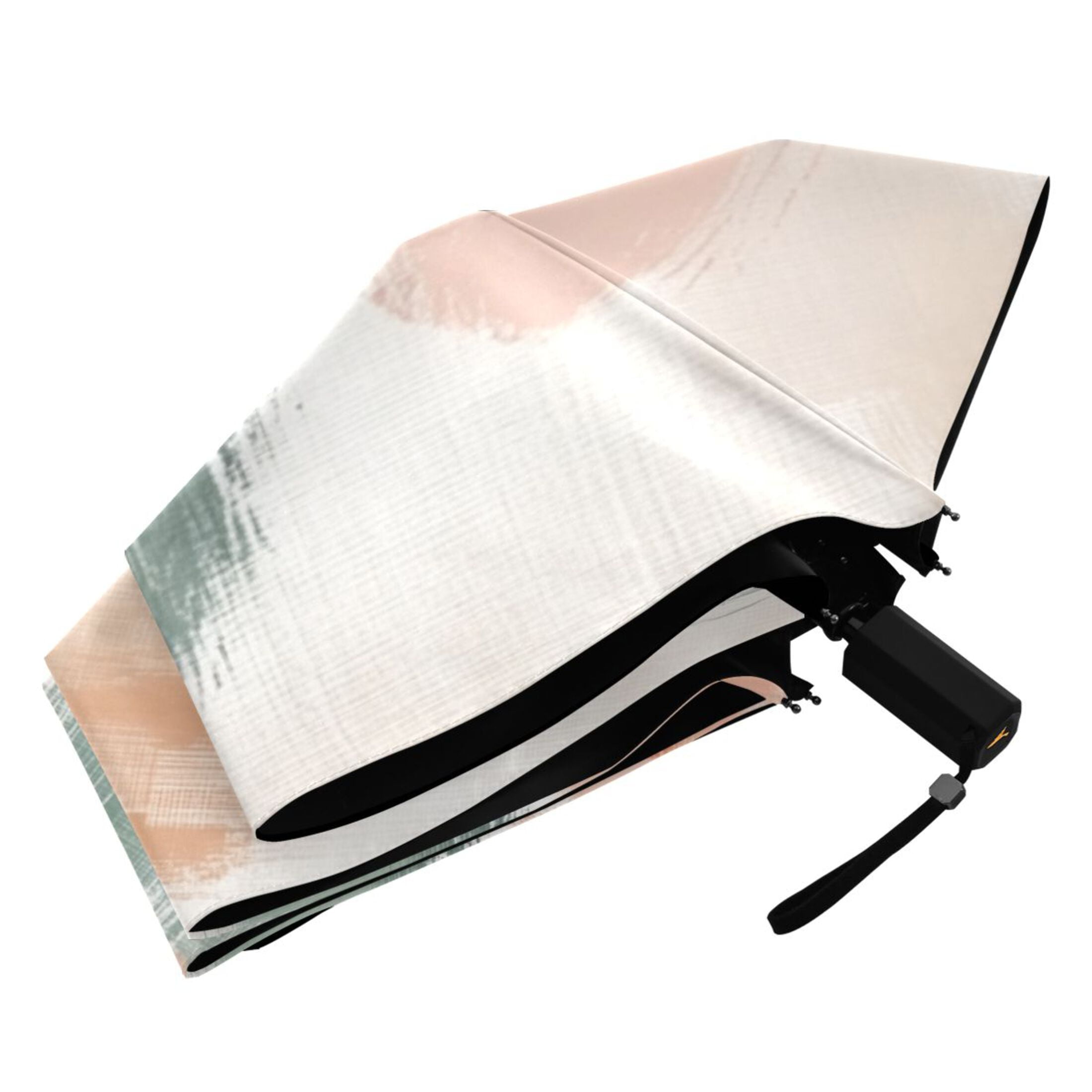Pastel Color Pattern UV50+ Sunscreen Portable Umbrella, Waterproof, Ultra Lightweight 240g