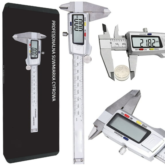 Vernier caliper Electronic digital caliper Stainless steel high precision 0-150-200-300mm caliper