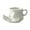 white, variant on Fiocias Coffee Cup with Saucer 100ml Art Decor Water Glass with Handgrip Teaware Tea Cup white