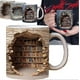 thumbnail image 4 of 3d Bookshelf Mug,3d Effect Books Mugs, Creative Space Design Multi-purpose Mugs,coffee Mug Library Bookshelf Mug, 4 of 5