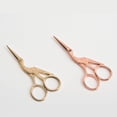 thumbnail image 2 of Student Shears Stainless Steel Clippers Metal Safety Plating Crane-shaped Office Stationery Scissors, 2 of 8