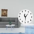 thumbnail image 2 of Marco de fotos de bailarina floral tallado a mano, soporte para fotos, reloj decorativo de pared con diseño de bailarina de ballet antiguo para oficin, 2 of 8