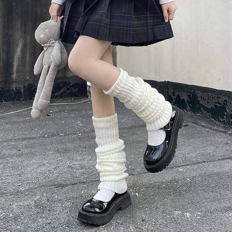 AWZXDE Women's Knitted Solid Color Hot Girl Japanese School Style