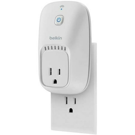 Refurbished Belkin F7C027FC WeMo Switch Wireless Power Outlet Control White Refurbished Belkin F7C027FC WeMo Switch Wireless Power Outlet Control White
