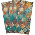 thumbnail image 2 of SKYSONIC 4 Pack Mexican Talavera Mandala Kitchen Dish Towels,Dishcloths,Hand Towels, Tea Towels,18" x 28", 2 of 7