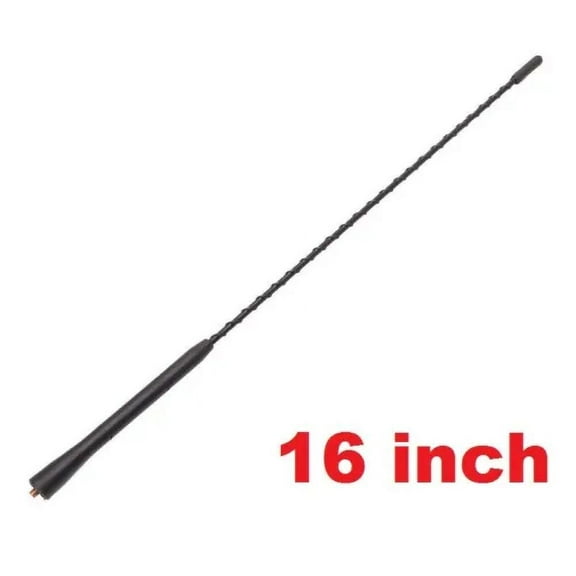 16" inch Antenna Mast Black Power Rod Radio AM/FM for PONTIAC SUNBIRD 1982-1994 New