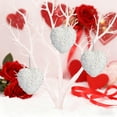 thumbnail image 5 of Lilixerw 3 PCS Valentine's Day Decorative Heart Shaped Ball Set,White Festive Hanging Ornaments for Table Tree Fireplace,Indoor Festival Party Decor,Pendant Gifts,3.15In, 5 of 6