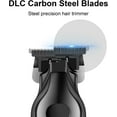 thumbnail image 2 of KEMEI 2269 Hair Clippers Men Professional, Electric T-Blade Zero Gap Barber Trimmer, Cordless Beard Trimmer, USB Rechargeable Up to 300 Min Usage with LED Display, 2 of 8
