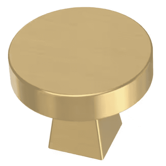 Liberty P47284C-117 1 1/8" Flat Round Cabinet Drawer Knob Modern Gold Finish