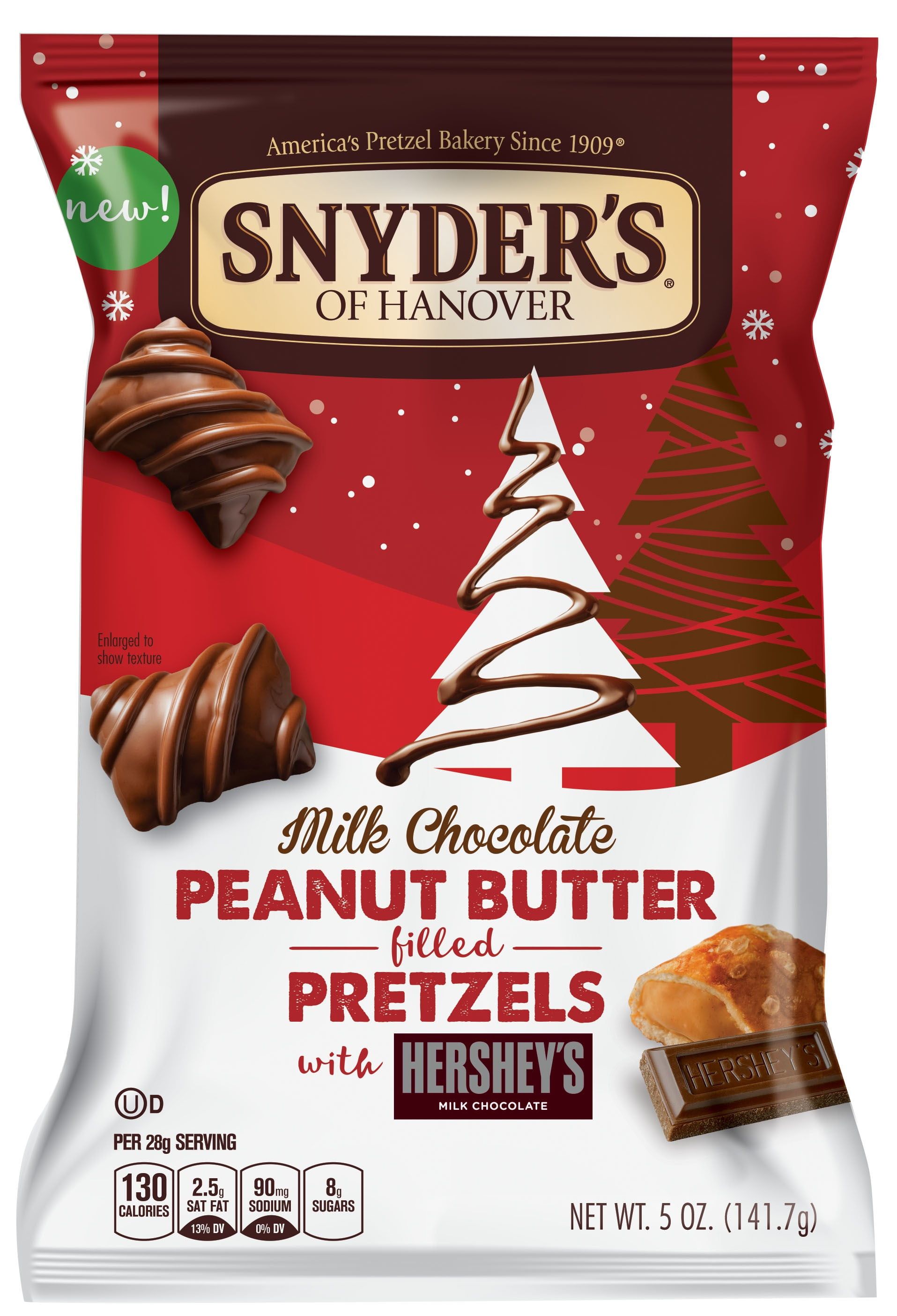 Snyder's of Hanover Holiday Chocolate Covered Peanut Butter Filled