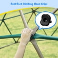 thumbnail image 6 of KloKick 10ft Playground Climbers Dome - Kids Jungle Gym with Swing, 800lb Capacity, Rust-Resistant(Green), 6 of 12