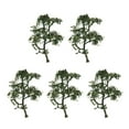 thumbnail image 1 of 5x9cm 1: 150 árboles de modelo de sicomoro de paisaje de plástico granel para suministros de tren, 1 of 7
