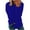 Blue, variant on Jsaierl Women's Work Long Sleeve Pullover Solid Color Soft Round Neck Sweatshirt Loose Fit Trendy Casual Tops Going out Holiday Tops