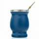 thumbnail image 1 of Set de Matera, vaso, bombilla y cepillo acero inoxidable Azul Brang Steel Mate, 1 of 2