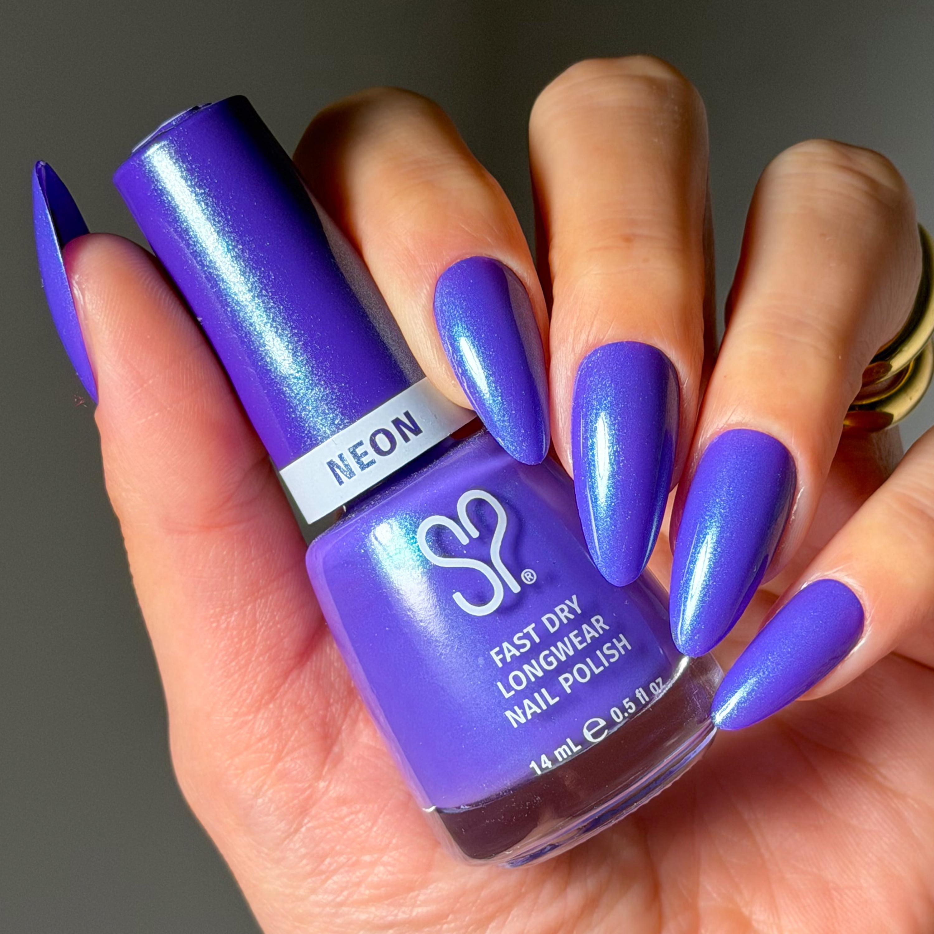 Salon Perfect Neon Nail Polish, 458 Frolic with Me, 0.5 fl oz