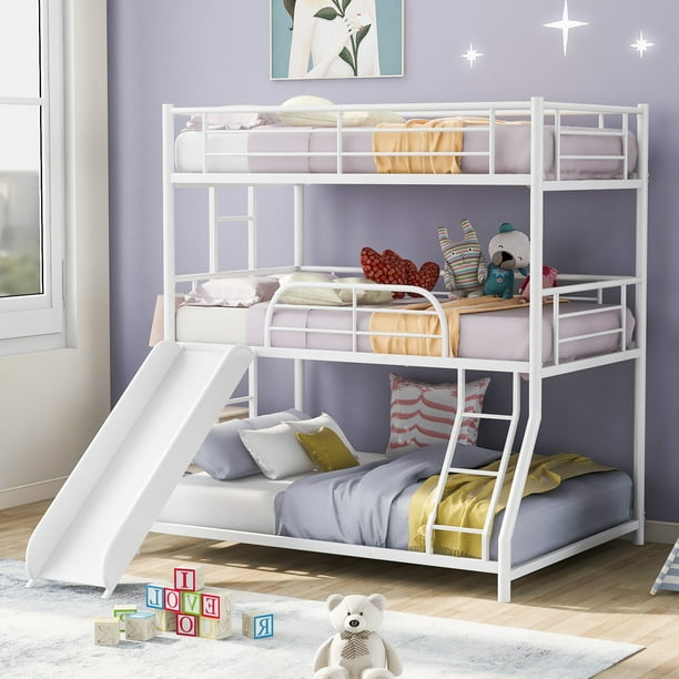 Guardrails Aukfa Luxury Bunk Bed, Better Homes And Gardens Kane Triple Bunk Bed