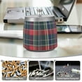 thumbnail image 6 of Yayeee Ashtray with Lid for Cigarette Smokeless Stainless Steel Home Ash Holder, Warm Tartan Mosaic, 6 of 7