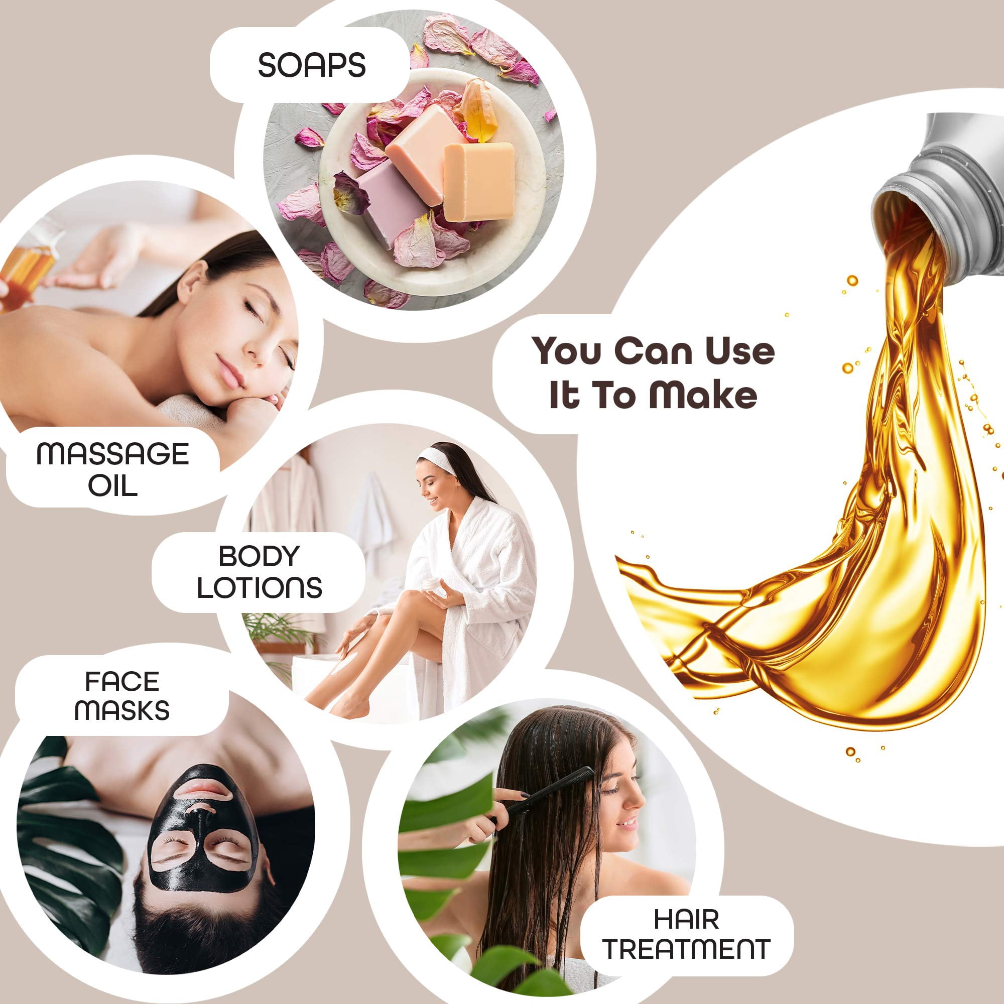 Jamaican Black Castor Oil Hair Growth Hair Oil Edge Control Hair Growth Products Beard Growth Oil Natural Hair Products Cold Pressed Caster Oil Organic Pure Jamaican Black Castor Oil Organic 1 Gallon
