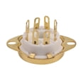 thumbnail image 4 of 8PC 8 Pin Ceramic Socket Tube Top Vacuum Octal Value for KT88 EL34 6V6 6650 274B, 4 of 5